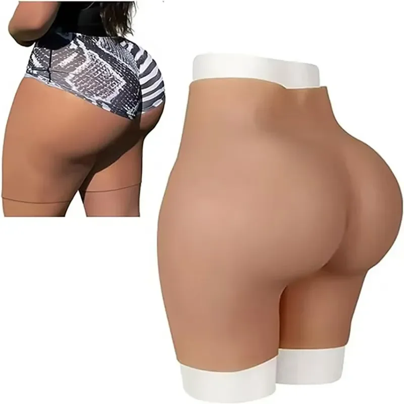 Silicone Hip Enhancer Padded Underwear Shapewear Butt Lifter Panties for Women Men Crossdresser Body Shaper Seamless Briefs