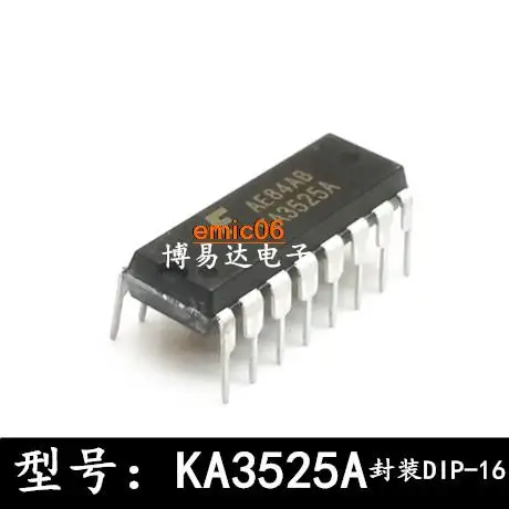 10pieces Original stock  KA3525 3525 KA3525A DIP-16