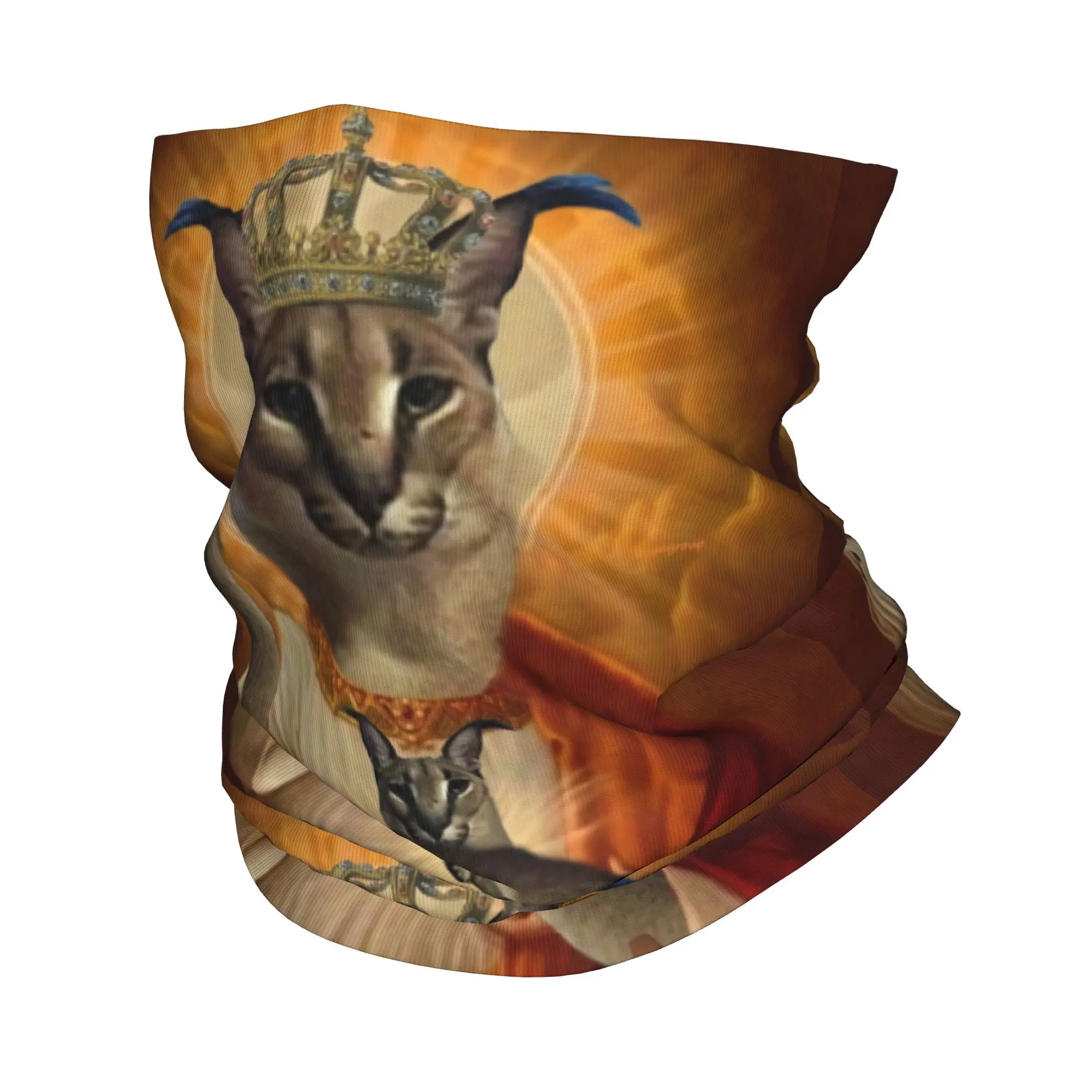 

Бандана с изображением Иисуса Saint Meme, большая флоппа, зимняя теплая повязка на шею, мужской ветрозащитный шарф для лица, повязка на голову с гетрами для пеших прогулок