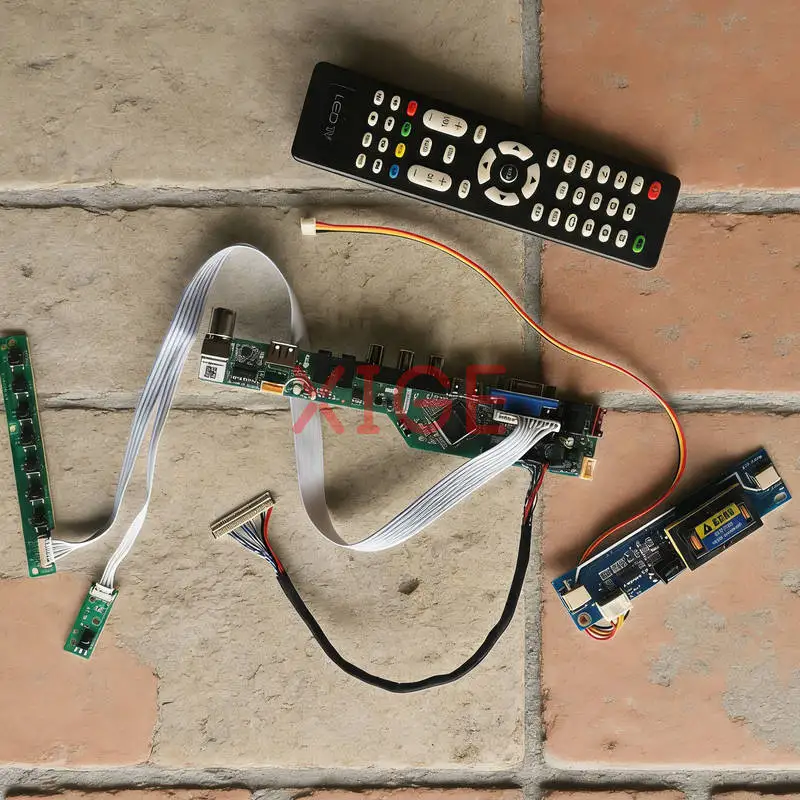 

Плата матричного контроллера подходит для CLAA185WA02 LTN160AT04 CLAA185WA03 LM156WH1 2-CCFL 1366*768 HDMI + VGA + AV + USB LVDS 30-контактный комплект 1366x768