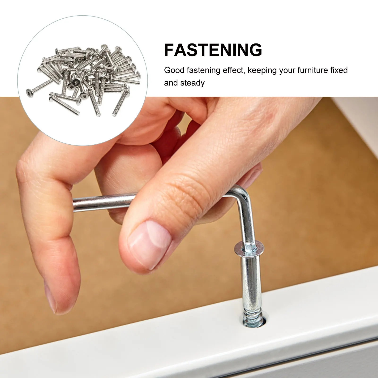 

50 шт. винт с головкой под торцевой ключ из нержавеющей стали M6X40, сменная кроватка, двухъярусная кровать, мебельный болт, резьбовой крепежный соединитель для дерева
