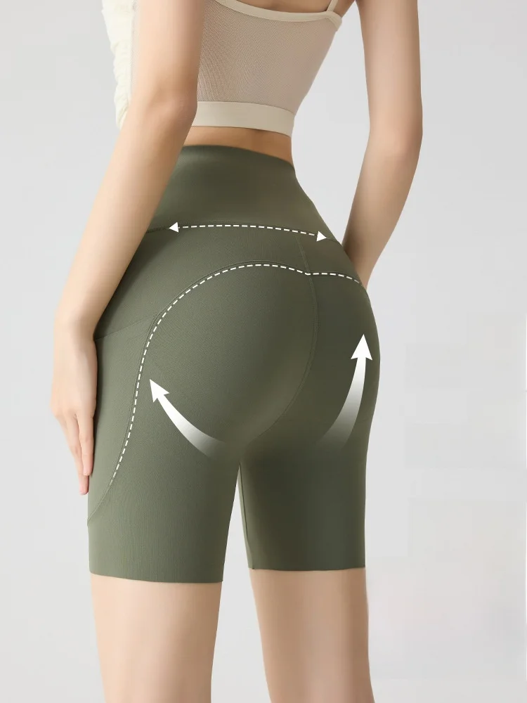 Calças de Yoga Vermelhas para Mulheres, Finas e Confortáveis, com Efeito de Levantamento de Bumbum, Respirável para Ciclismo