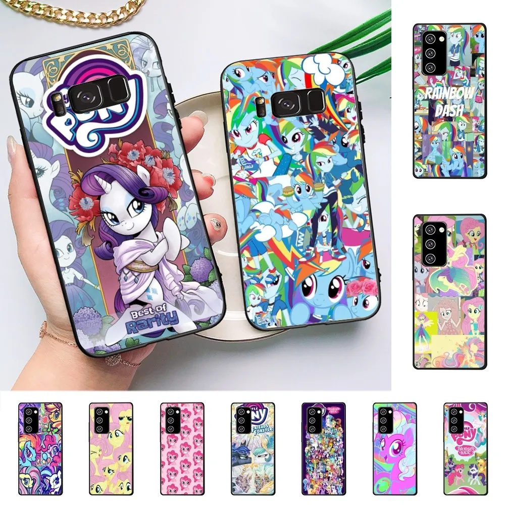 M-My Cartoon P-Pony L-Little Phone Case For Samsung Note 8 9 10 20 pro plus lite M 10 11 20 30 21 31 51 A 21 22 42 02 03