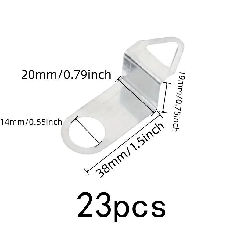 23 pcs Quartz Clock Hangers, Easy Screw Installation for DIY Wall Clock Making, Multipurpose, Versatile
