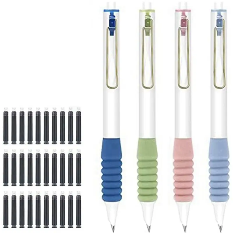 A20I  Pen High-Value Sponge Pen 0.38 Student Pen Replaceable Ink Bag Practice Super Soft Pen Writing