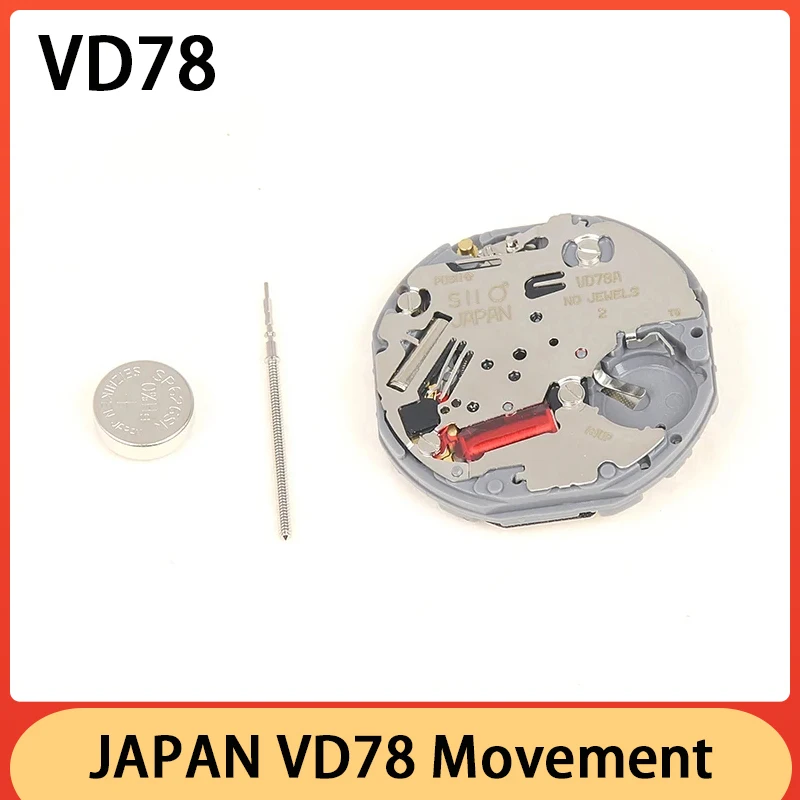 Nieuwe Japan Geïmporteerde Vd78a Beweging 6 Uur Kleine Tweede 6g28 Universele Quartz Uurwerk Horloge Reparatie Beweging Vervangende Onderdelen