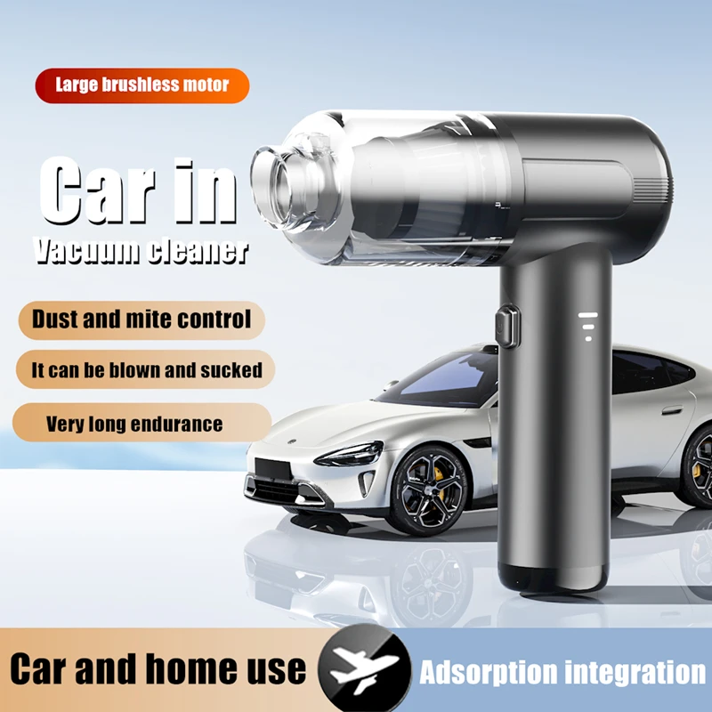 Xiaomi 15000pa Car Vacuum Cleaner Wireless Charging For Cars High Suction Power For Home Use Handheld Mini Car Vacuum Cleaner