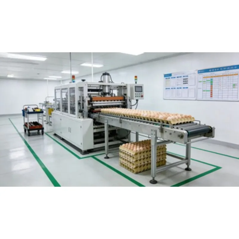 Semi Automatic Egg Tray Making Machine Line for Small and Medium Poultry Business