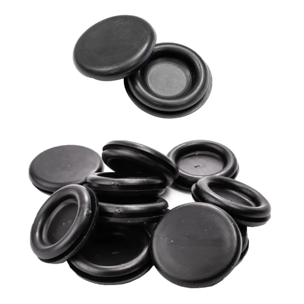 50/100Pcs Rubber Blanking Grommet Electrical Holes Cable Wire Gasket Protector Closed Hole Plug 7/9/12/16/20/22/25/30/32/40/50mm