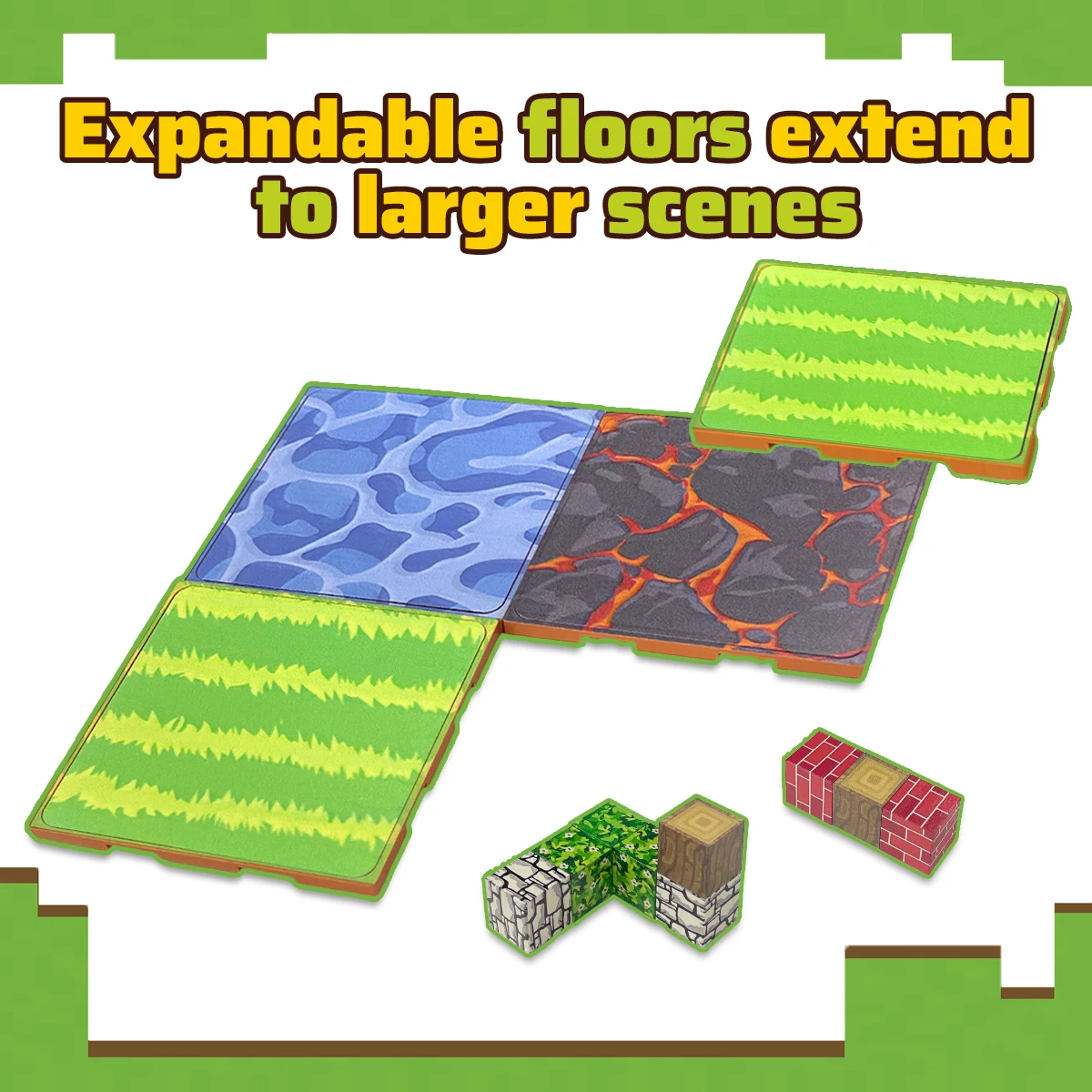 Version mixte plaque de Base magnétique bloc de construction Puzzle jouets magnétiques inspire intellectuel pour 3 + enfants garçons filles 2/4/6 pièces