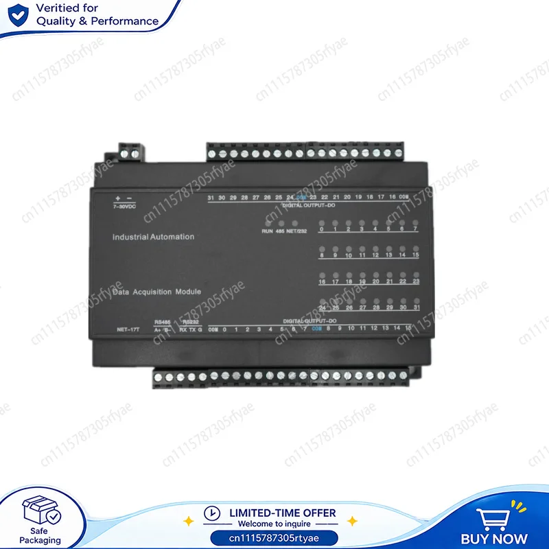 32 Channel NPN Transistor Module 100mA Output DO RS485 Modbus RTU Digital Output Industrial Control Interface Module