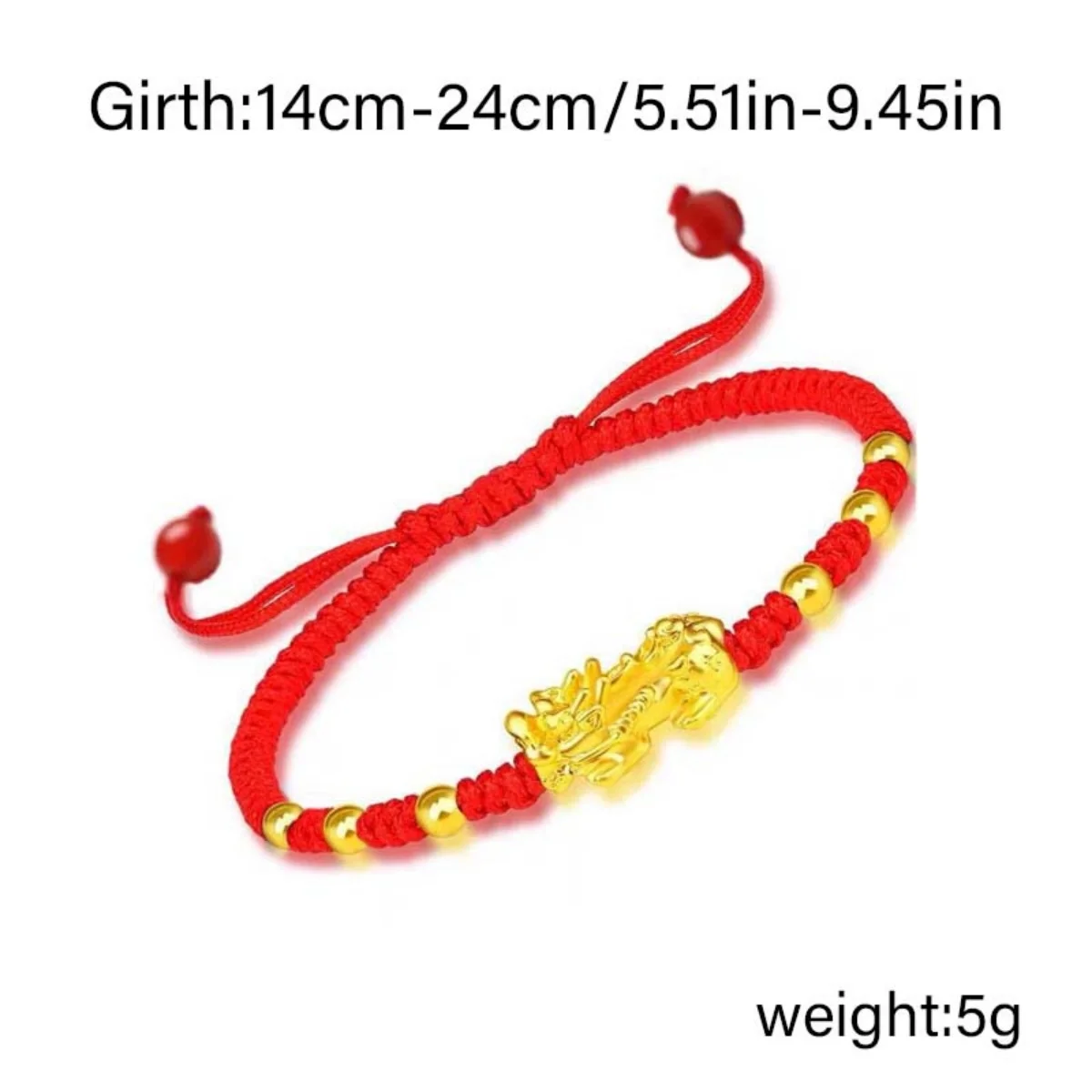 Chinese Fengshui Pixiu Bracelet For Women Men Handmade Braided Red Black Rope Chain Gold Color Pixiu Amulet Bangle Lucky Jewelry