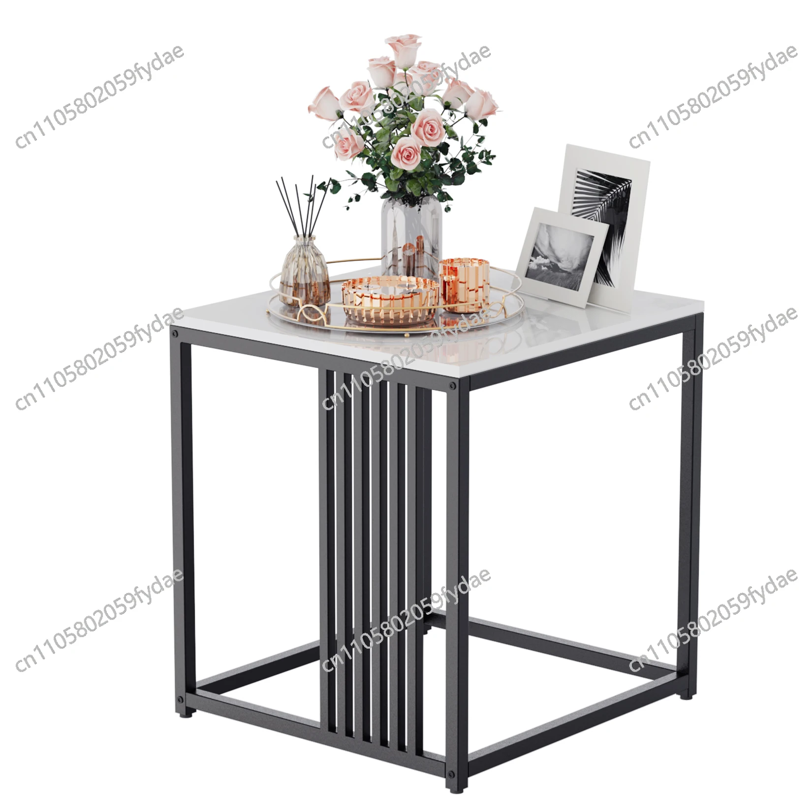 

Solid Marble Coffee Table Sofa Side End Bedside Nightstand Furniture