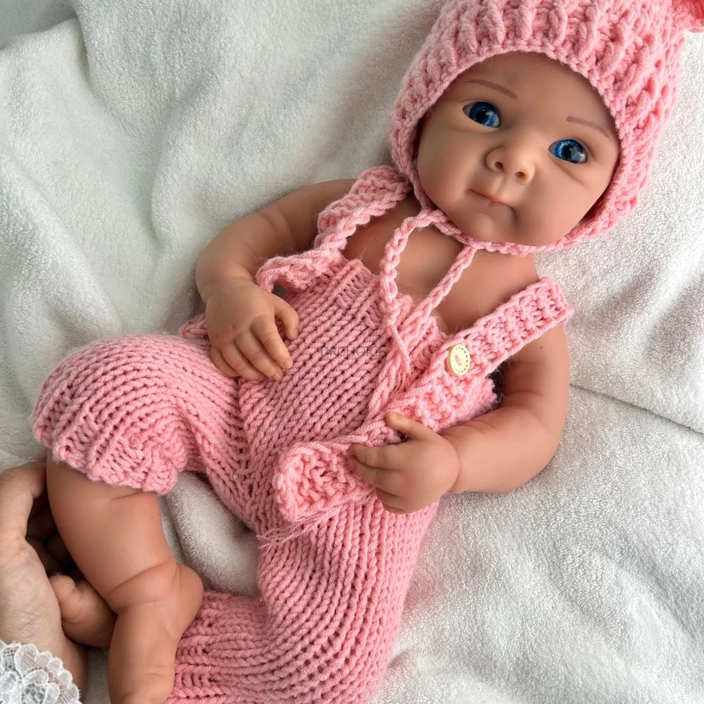 

19Inch High-Simulation Flexible Silicone Reborn Baby Girl Bettie Realistic Washable Weighted Art Doll for Christmas Gift