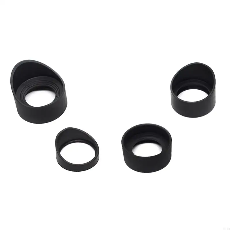 W91B 2Pcs Rubber Eyepiece Cover Eyeguards Eye Protections Stereo Microscope 33/36mm Diameter