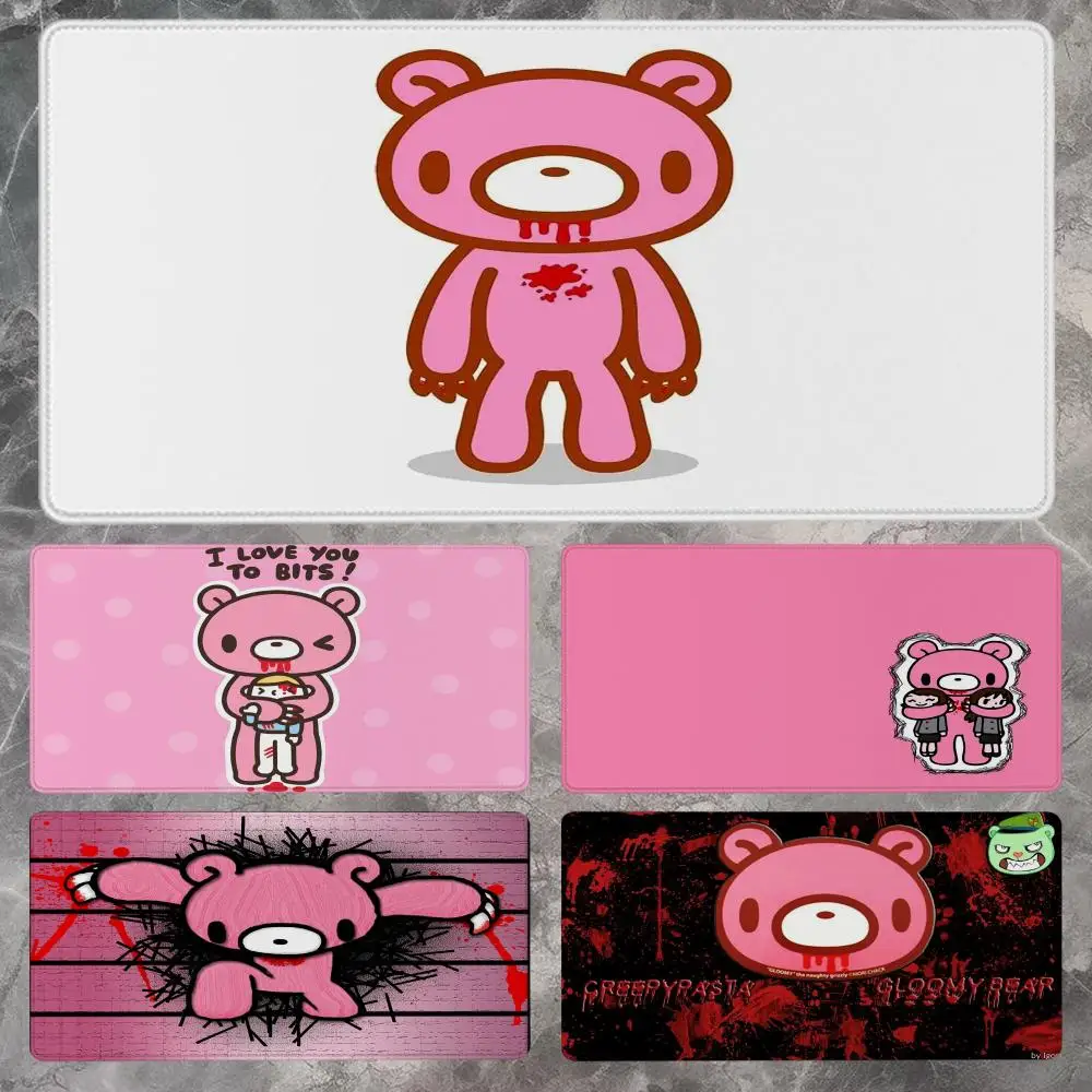 

G-Gloomy Bear Mouse Pad 90x40CM Non-slip Gaming Mousepad Gamer E-Sports Mouse Mat Game Mechanical Keyboard XXL Desk Mat