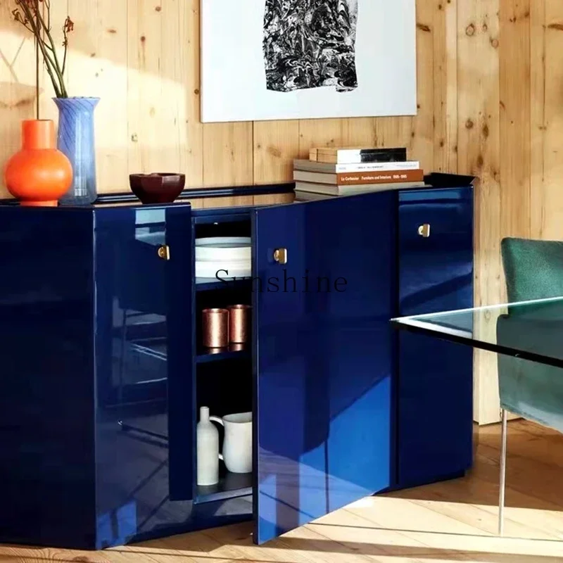 Modern simple Italian minimalist porch cabinet gradually changing color storage cabinet  FT
