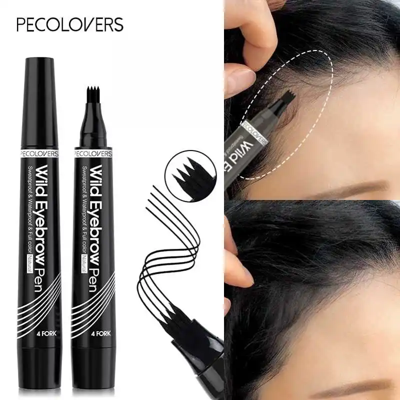 1PC Waterproof Hair Line Pencil In Hair Color Edge Control Hair Line Shadow Makeup Hair Concealer Root Cover Up Unisex Instantly