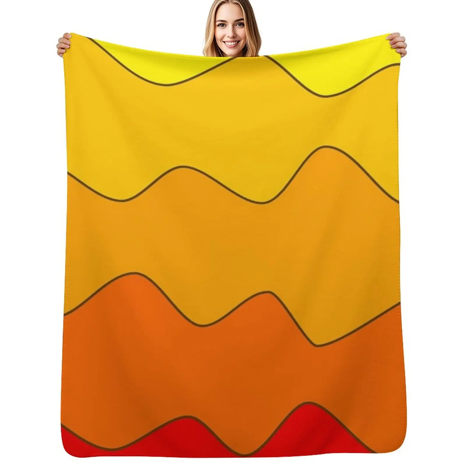 

fire voice waves Throw Blanket Hairys blankets ands Moving Soft Plaid Blankets