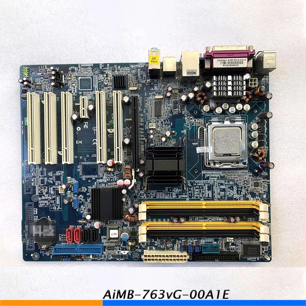 

Оригинальная материнская плата для промышленного компьютера для ADVANTECH AiMB-763vG-00A1E E7500 2G 500G полностью протестирована