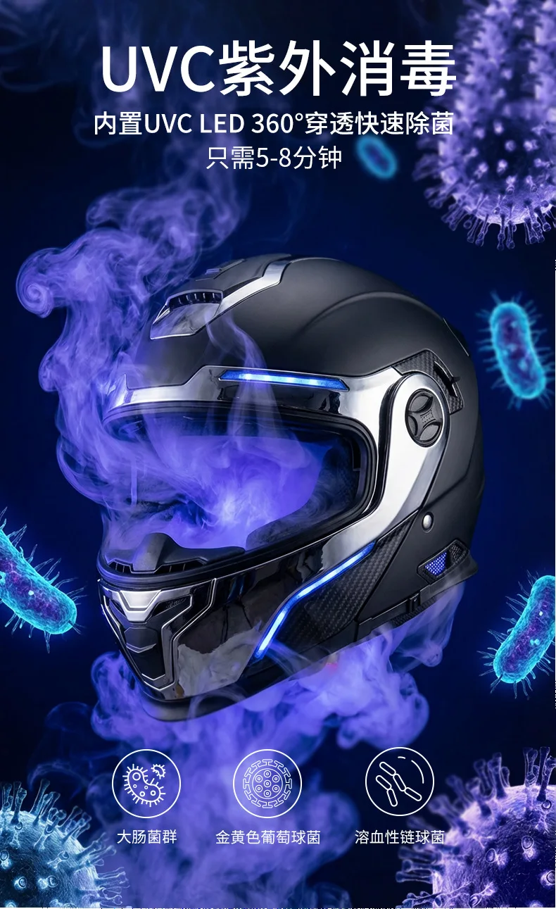 Automatic double compartment helmet cleaning machine atomizing cleaning dryer
