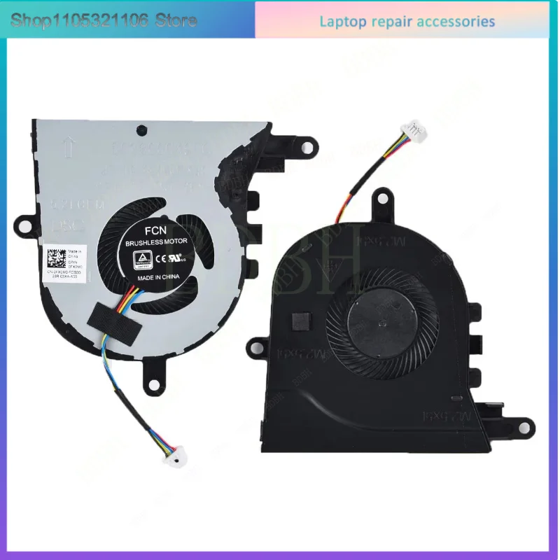 Ventilador de refrigeración para CPU de ordenador portátil, para Dell inspiron 15 5570 5575 3580 3593, Latitude 3590 L3590 E3590, inspiron 17 3780 3793