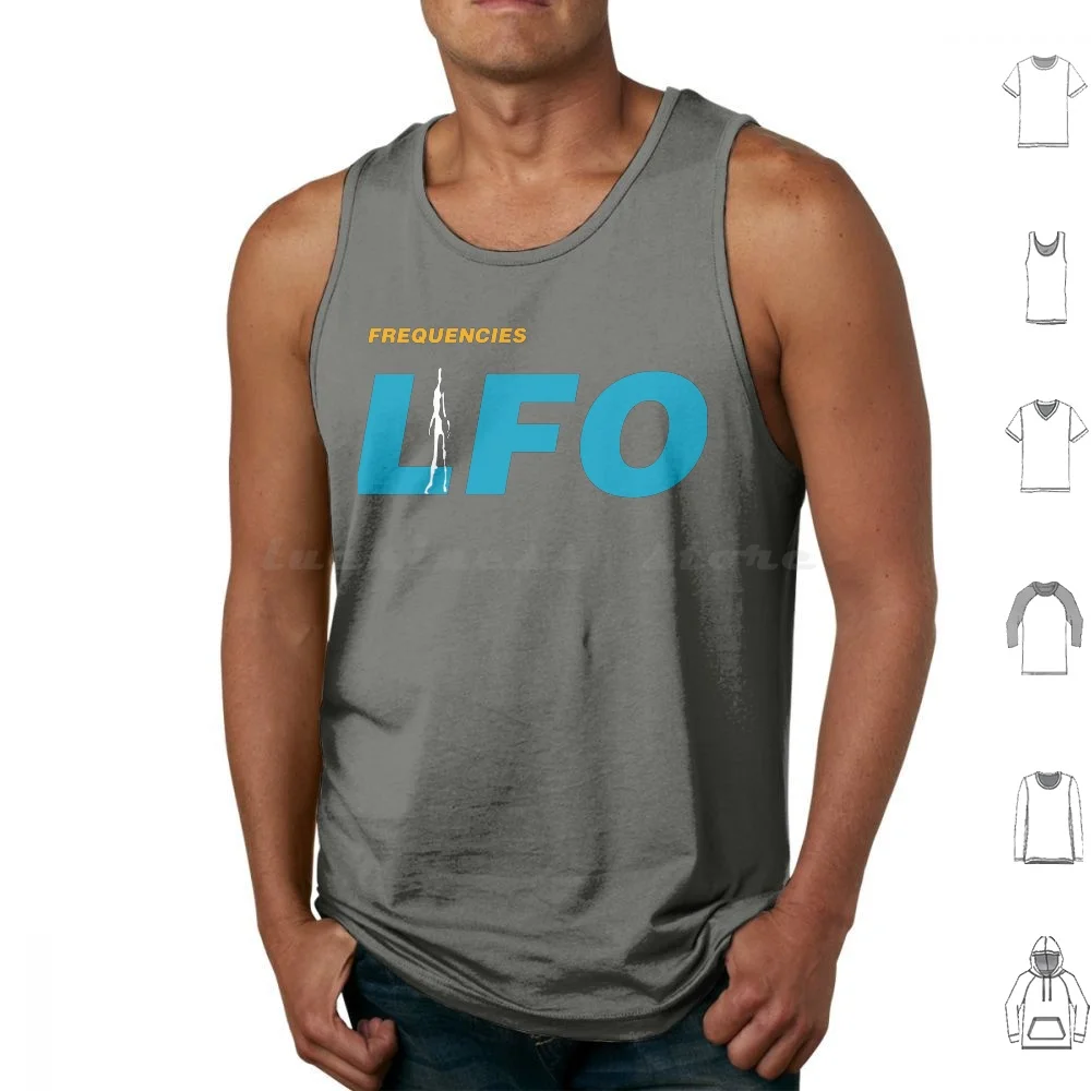 Lfo Frequencies Essential T-Shirt Tank Tops Print Cotton Lfo Frequencies Essential