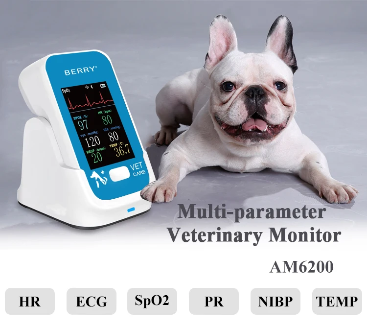 Animal Blood Pressure Monitor Cuff For Non-invasive Blood Pressure Monitor BERRY Veterinary Monitor