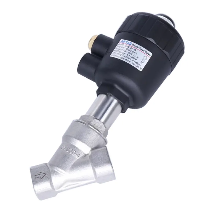 AirTAC 304 Stainless Steel 2JW Angle Seat Valve 2JW150-15/200-25/250-25/320-32Q40/50/63/80