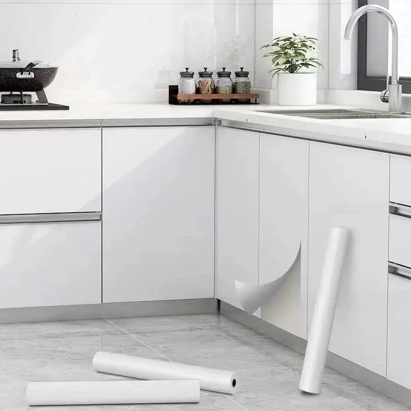 Anti‑Oil Marble Vinyl Contact Paper Peel Stick Self‑Adhesive Moisture‑Proof for Kitchen Counter Bathroom Shower Wall Refurbish
