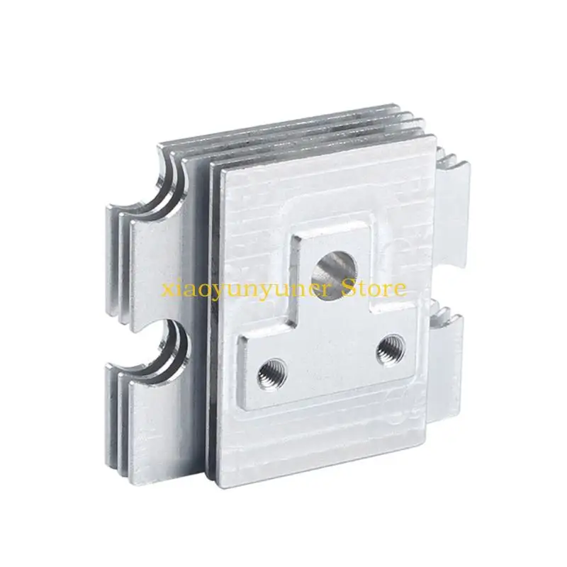 

P9JB Aluminum Alloy Heat Dissipation Block For 3D Printer Hotend Maintains Optimal Temperature Control