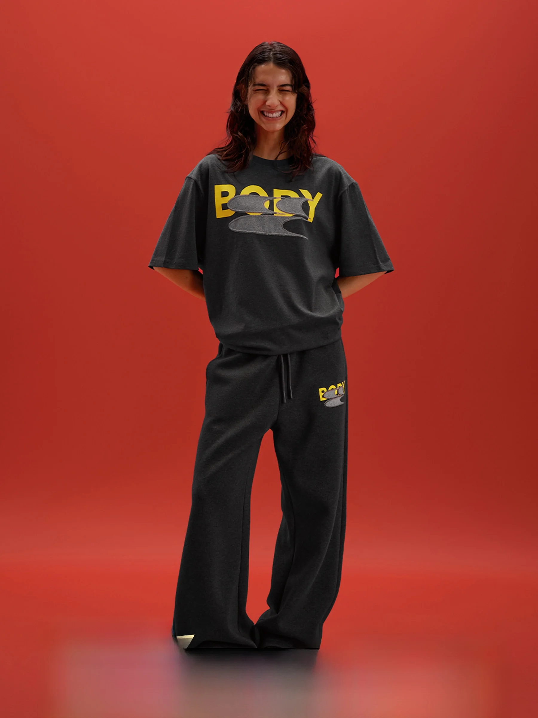 

Retro Blade Sweatpants Air Layer Felt Patchwork CryingCenter Collaborative BoFC Men's Casual Pants Loose Fit Spring Collection