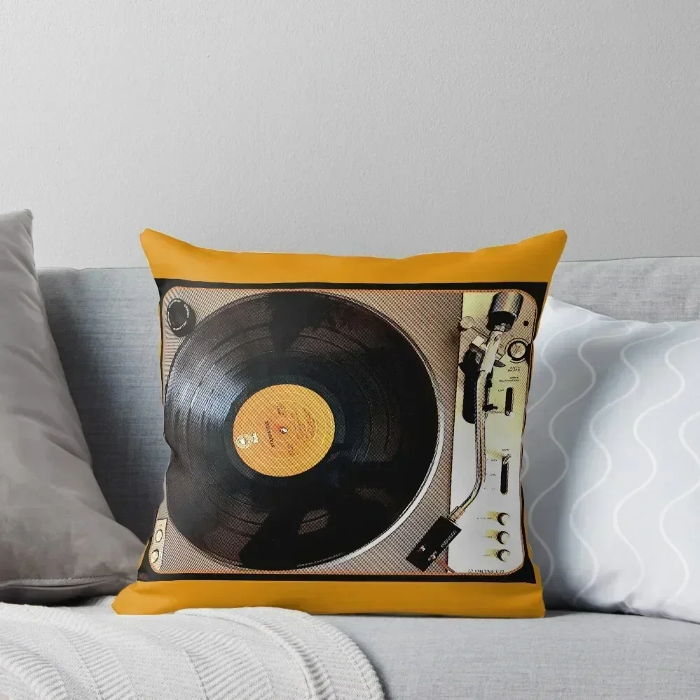 

Vintage Pioneer Turntable 1976 Electronics PL-117D Throw Pillow Pillowcases Bed Cushions Cushions For Sofa pillow