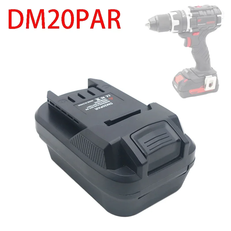 For Dewalt 20V and Milwaukee 18V Lithium-Ion Batteries for Lidl Parkside X20V Power Tools DM20PAR Battery Conversion Adapter