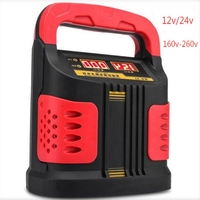 12V 24V Professional Car Motorcycle Boat Lead Acid Battery Charger Intelligent LCD Digital Display AGM GEL Automatic Charging