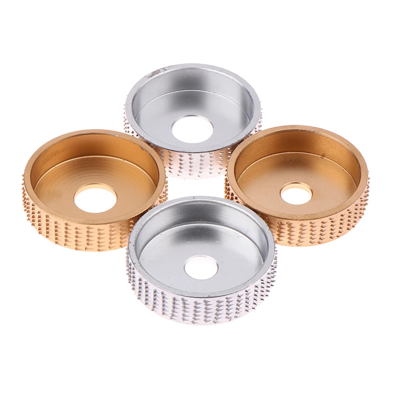 Round Wood Angle Grinding Wheel Sanding Carving Rotary Tool Abrasive Disc For Angle Grinder Tungsten Carbide 16mm 22mm Bore