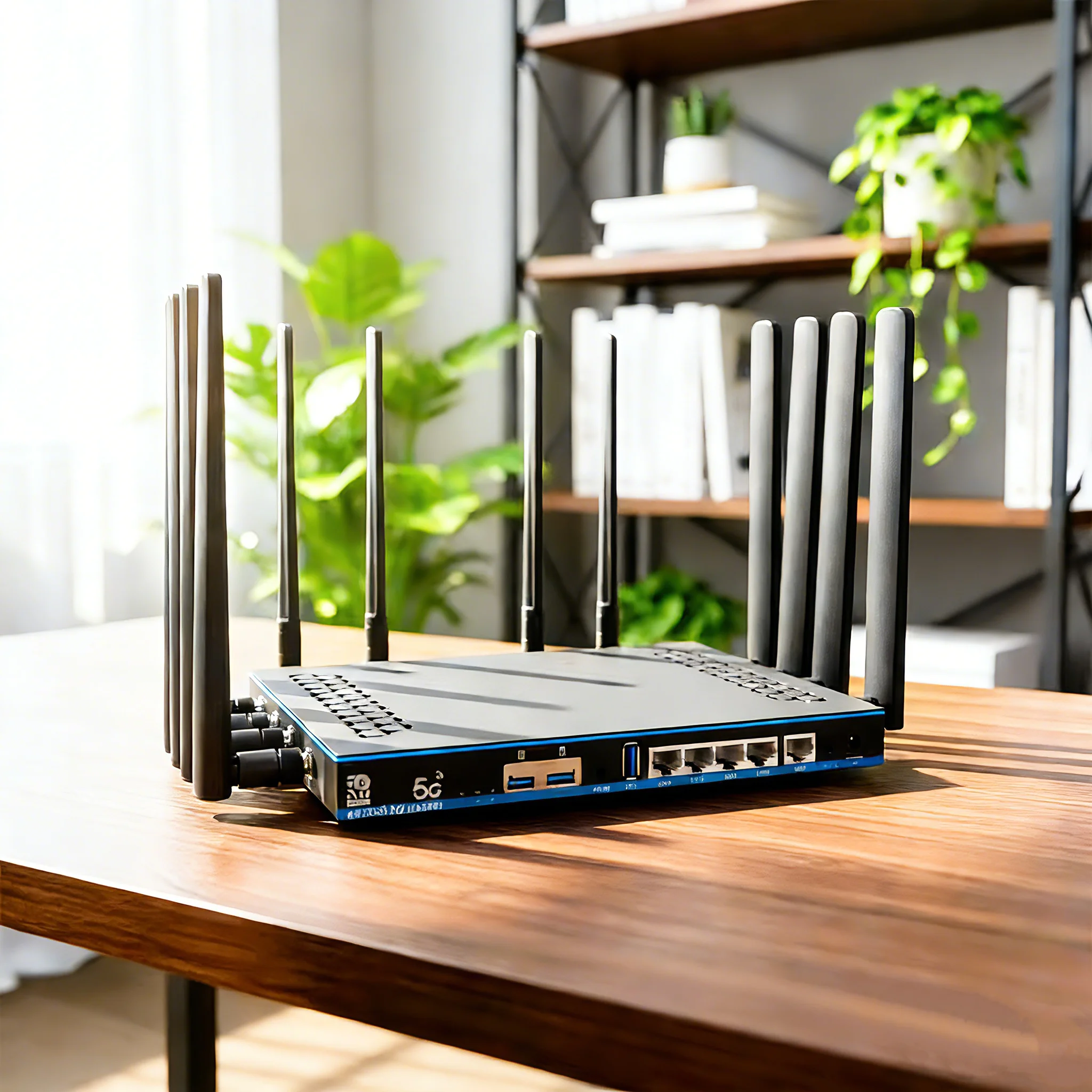 High Performance WiFi 6 5g Sim Card Router AX3000 5G OpenWrt Router with External Optional Antennas Customized Wi-fi Router 5g