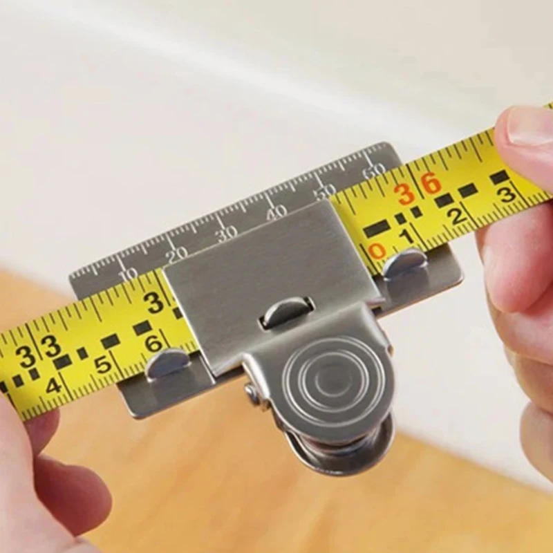 измерительные приборы Horizontal Clamp Tape Measure Locator Tool рулетка измерительная Locator Clamp Handheld Portable Tool