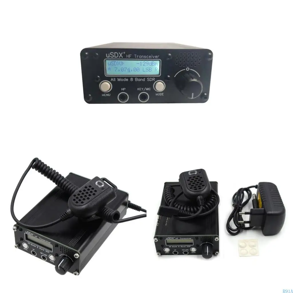 R91A USDX+HF 8 Band Radio Device com alto -falante e placa circuito exclusiva