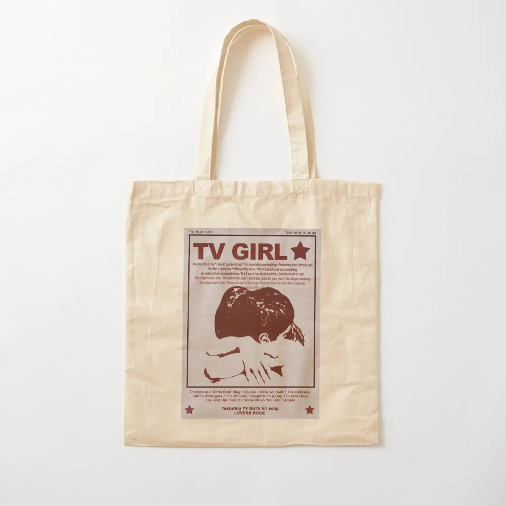 

Tv Girl French Exit Lovers Rock Tote Bag Canvas stote bag tote bag Lady Canvas Tote