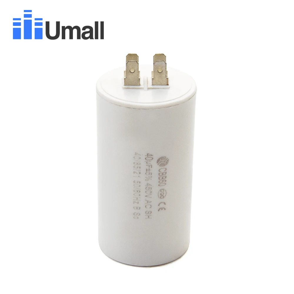 CBB60 450V 40 فائق التوهج تشغيل موتور ابدأ مكثف أربعة 4 دبابيس ل غسالة مكيفات الهواء #1