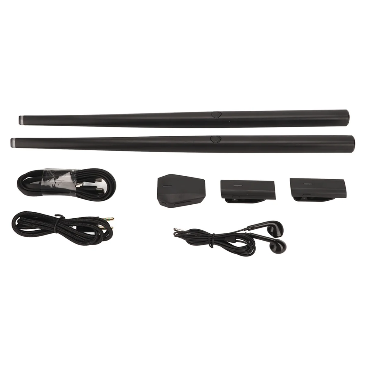 

A07I Virtual Reality Drum Set 2 Modes Air Drum Sticks Set Simulation MIDI Support Low Noise Stand Adapter with Lessons