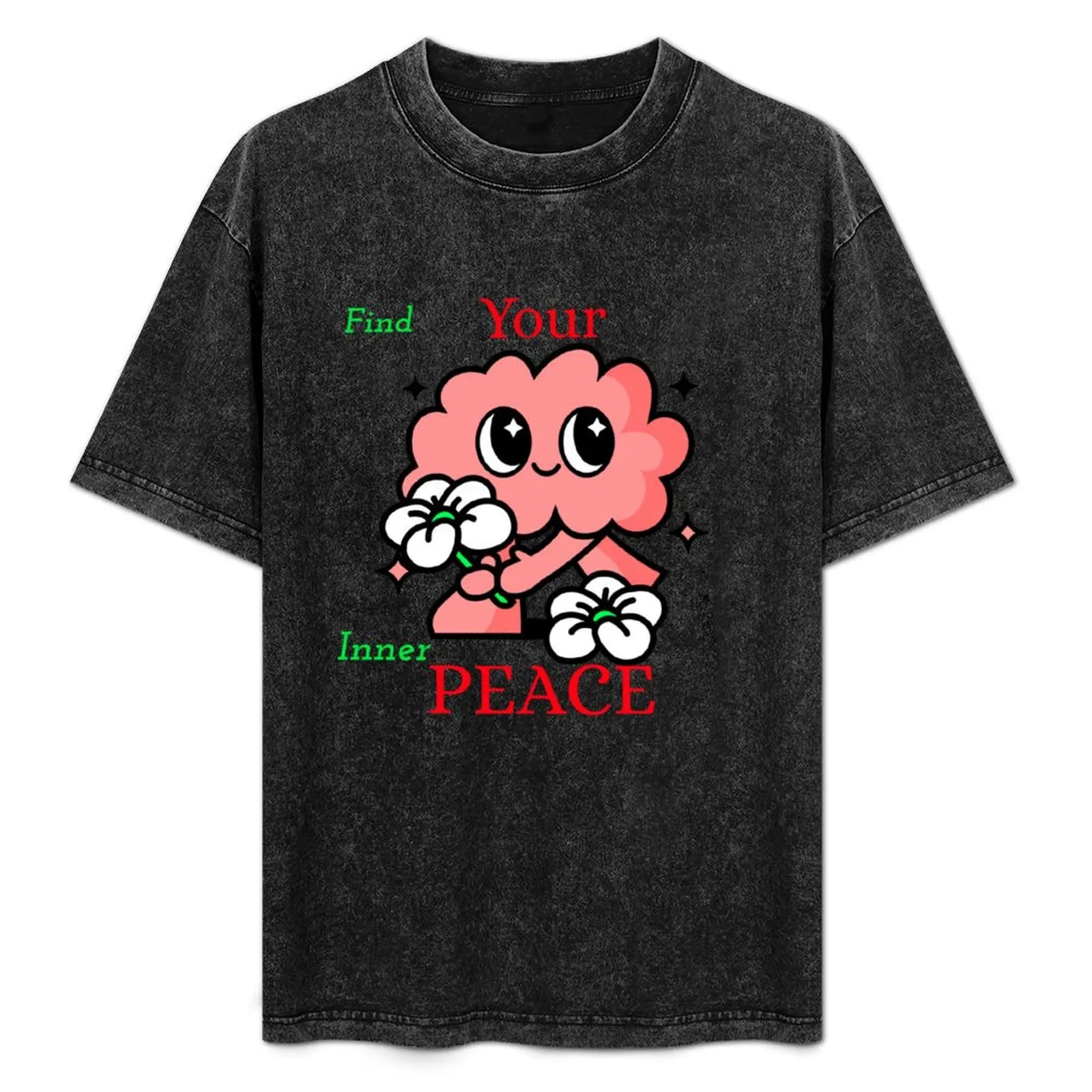 Find Your Inner PEACE mental health T-Shirt Anti-Wrinkle Short Sleeve T-Shirt