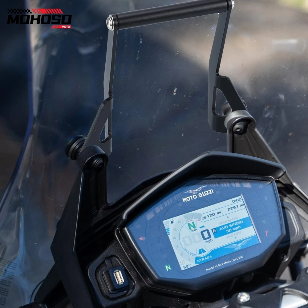 Mobile Phone Stand Holder Support GPS Navigation Plate Bracket For MOTO GUZZI V85TT V85 V 85 TT V 85TT 2019 - 2023 Accessories