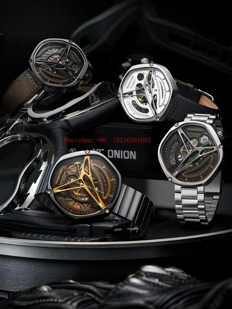 2026NEW Limited Offer Hexagon Storm Men's Hollow Alien Advanced Sense Non-Mechanical