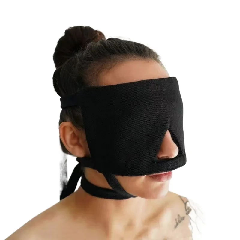 Unisex Half-Closed Velvet Mask Cosplay Headwear Head Cover Performance Available for Couples Party Entertainment Party Masks