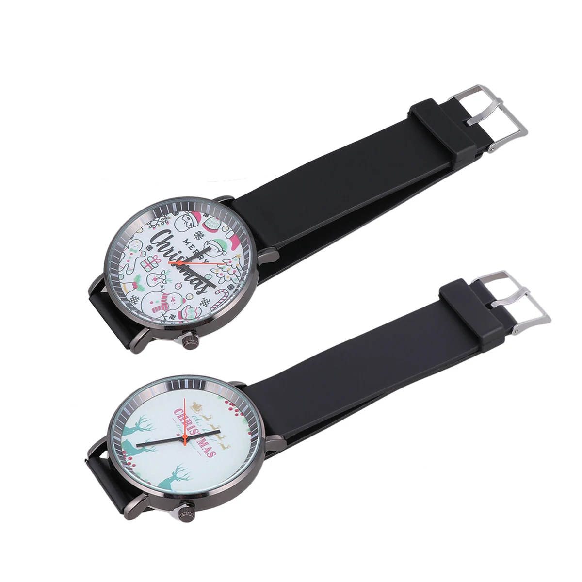 

Quartz Watch for Students Elegant Christmas Wristwatch Black Men Fashionable Boy Letter Watch Bracelet Accessories