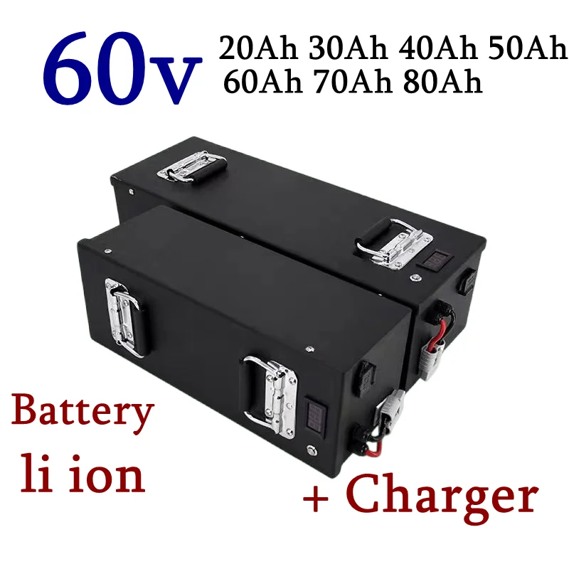 

Литий-ионный аккумулятор 60 В и зарядное устройство для электромобилей, несколько вариантов емкости, 50 Ач-80 Ач, 1 кВт-5 кВт, использование автомобиля