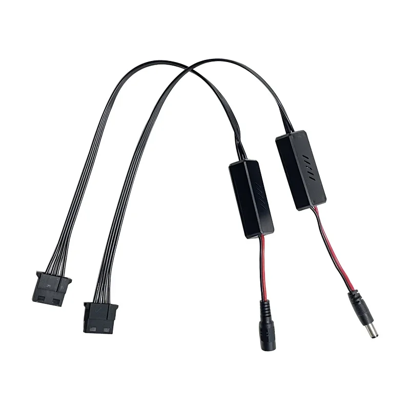 

DC 12V to Molex 4Pin Power Supply Cable with Built in Module Hard Drive Power Cord 45cm for Computer