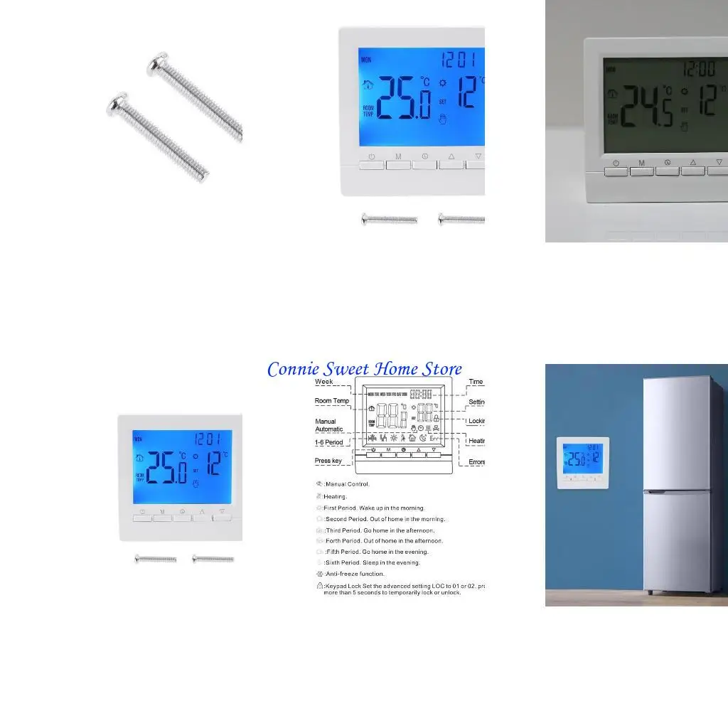 

LXAF для интеллектуального программируемого термостата кондиционера цифрового контроллера температуры